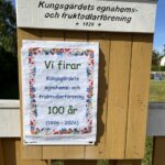 Kungsgärdets egnahems- och fruktodlarförening  – 100 år i år